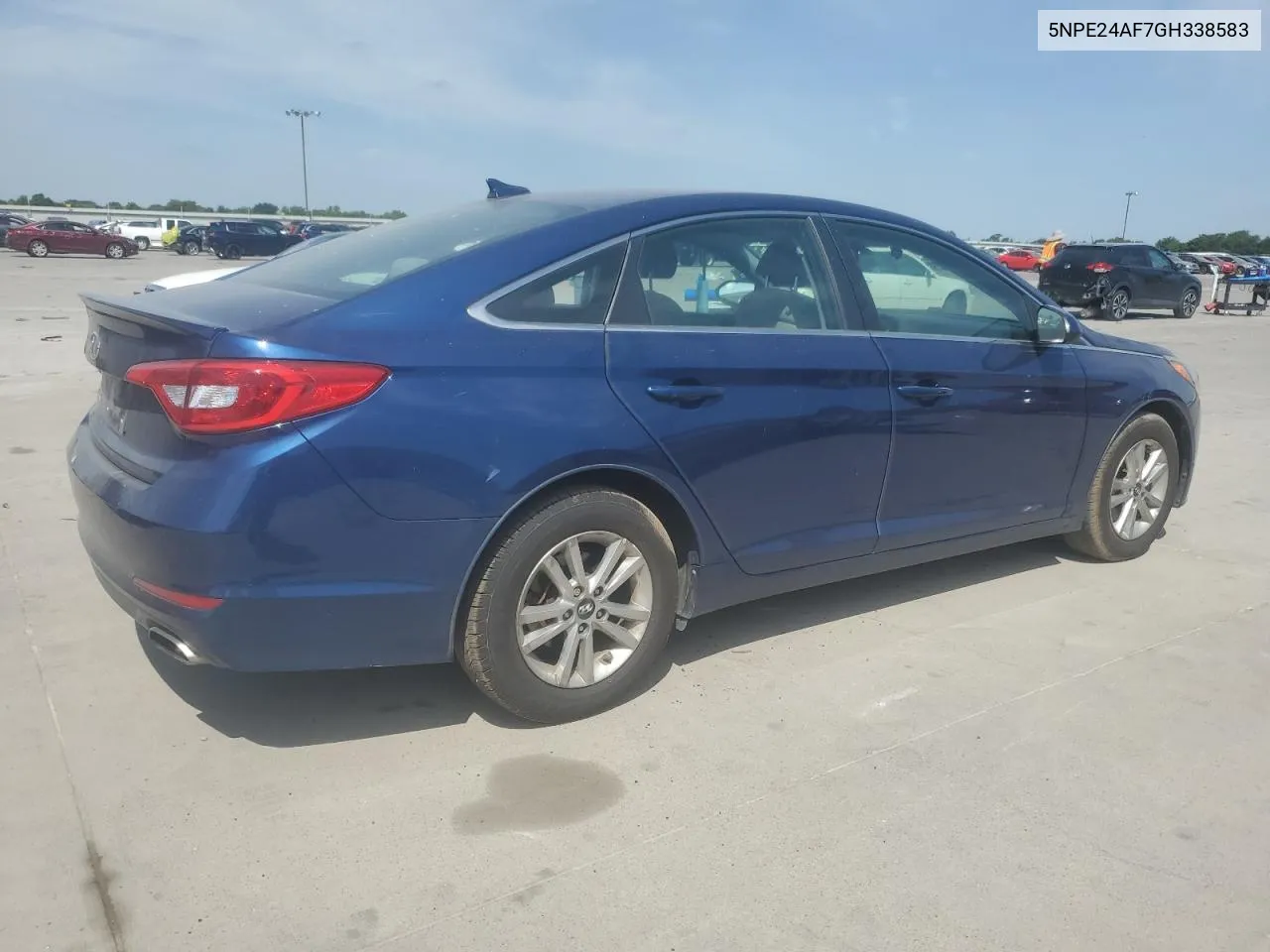 2016 Hyundai Sonata Se VIN: 5NPE24AF7GH338583 Lot: 60710294