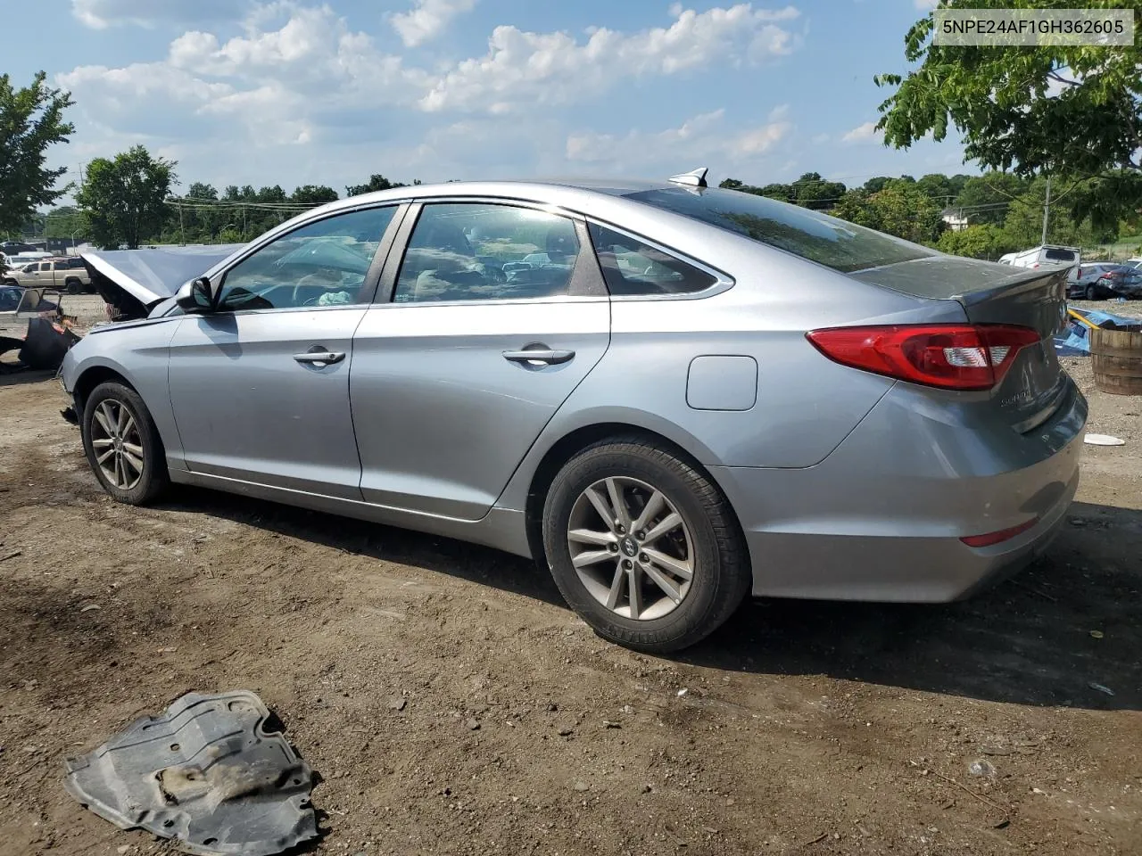 2016 Hyundai Sonata Se VIN: 5NPE24AF1GH362605 Lot: 61188264