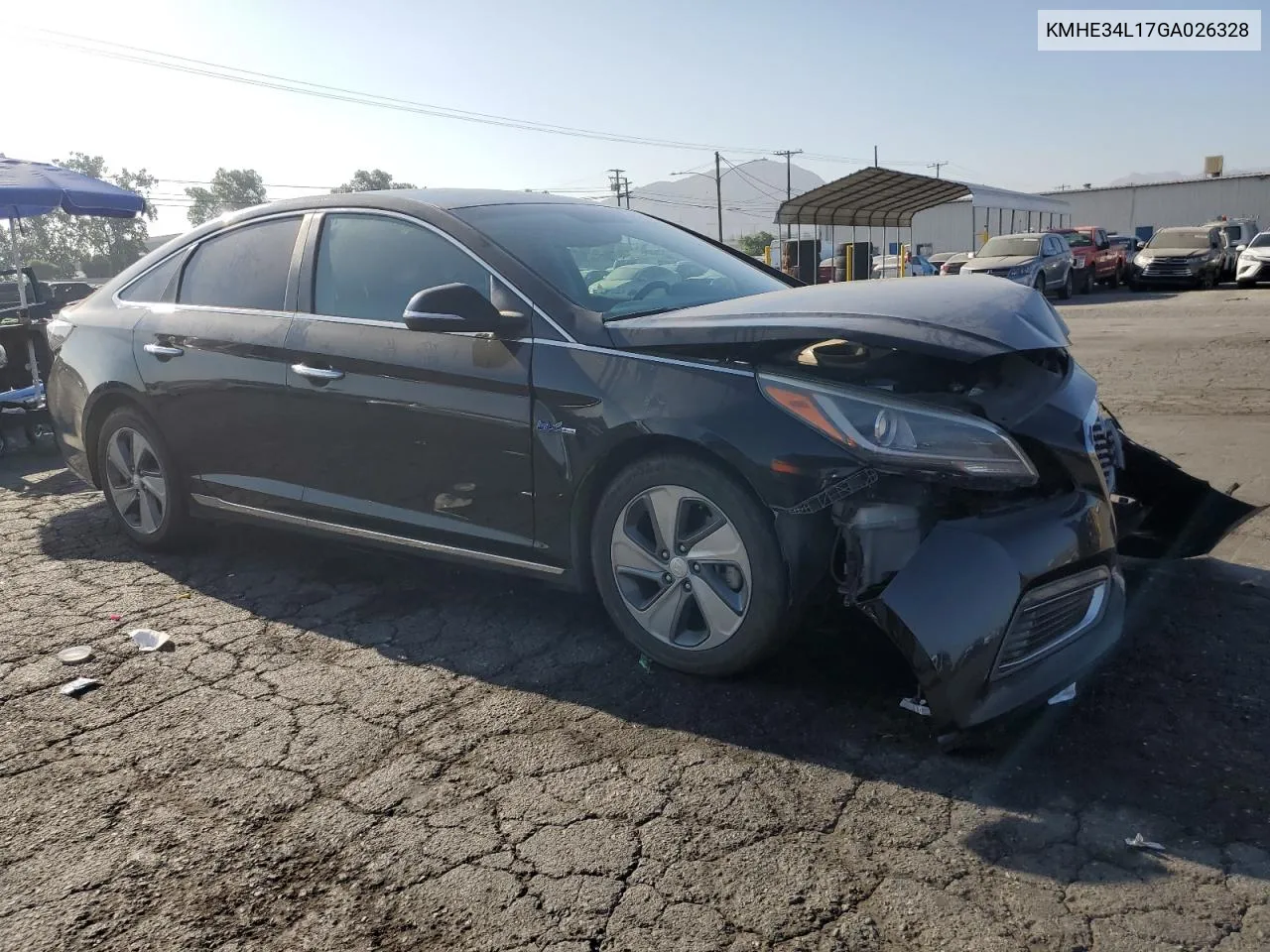 2016 Hyundai Sonata Hybrid VIN: KMHE34L17GA026328 Lot: 61317664