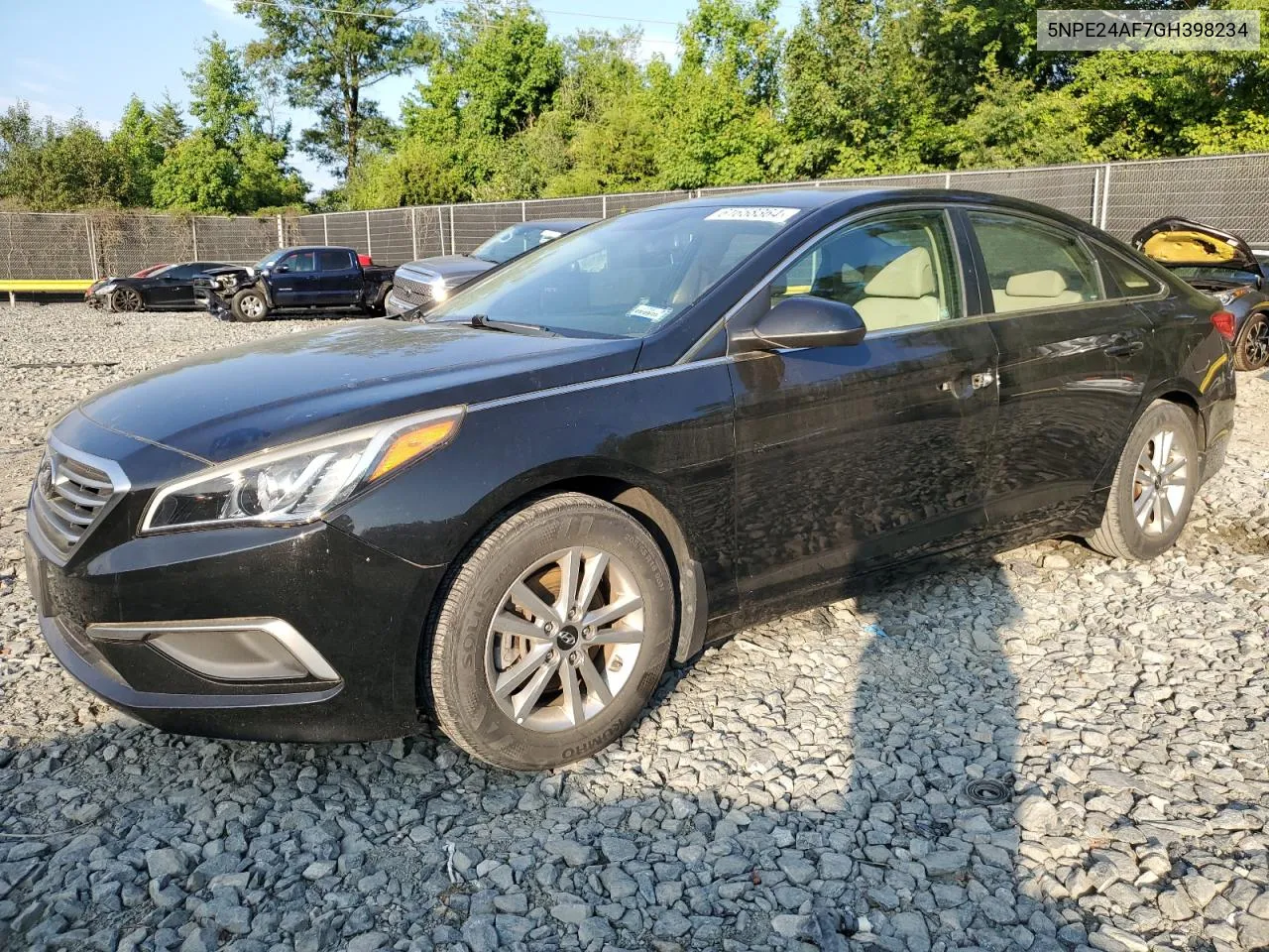 2016 Hyundai Sonata Se VIN: 5NPE24AF7GH398234 Lot: 61658364