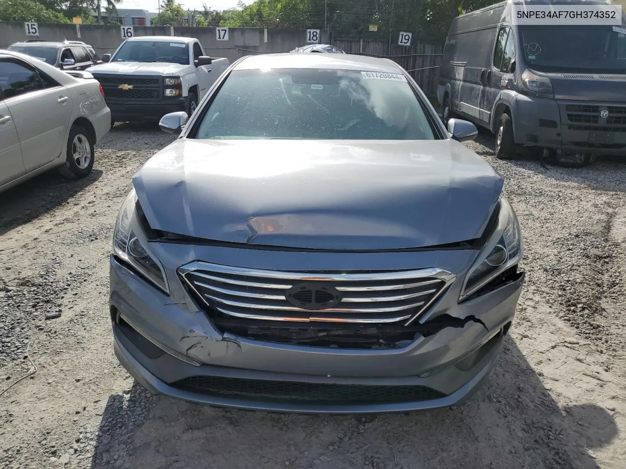 5NPE34AF7GH374352 2016 Hyundai Sonata Sport