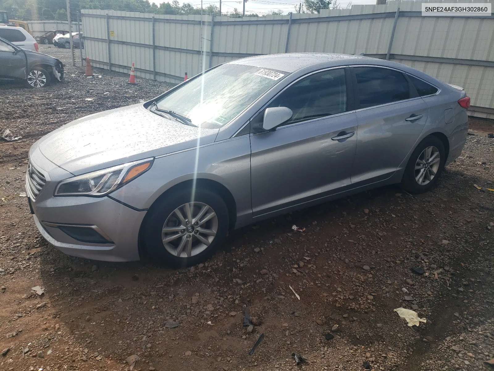 2016 Hyundai Sonata Se VIN: 5NPE24AF3GH302860 Lot: 61930724