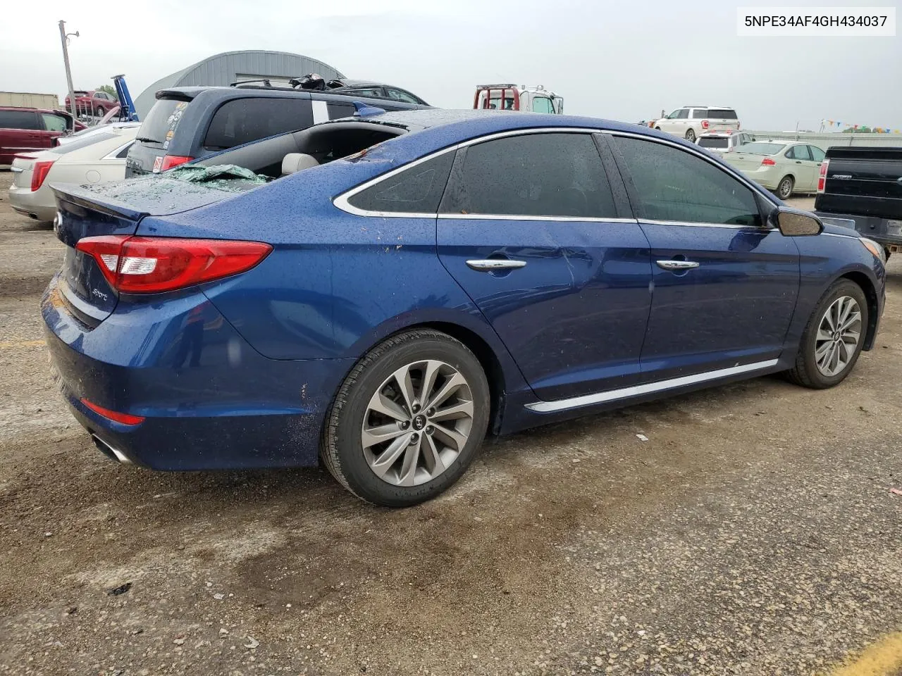 2016 Hyundai Sonata Sport VIN: 5NPE34AF4GH434037 Lot: 61964744