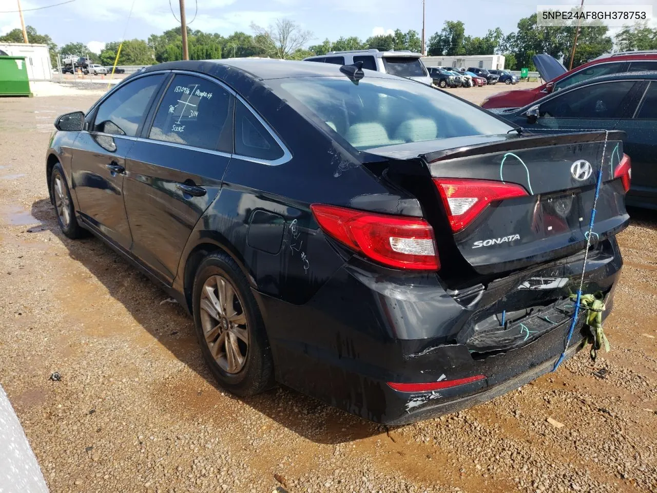 2016 Hyundai Sonata Se VIN: 5NPE24AF8GH378753 Lot: 62065994