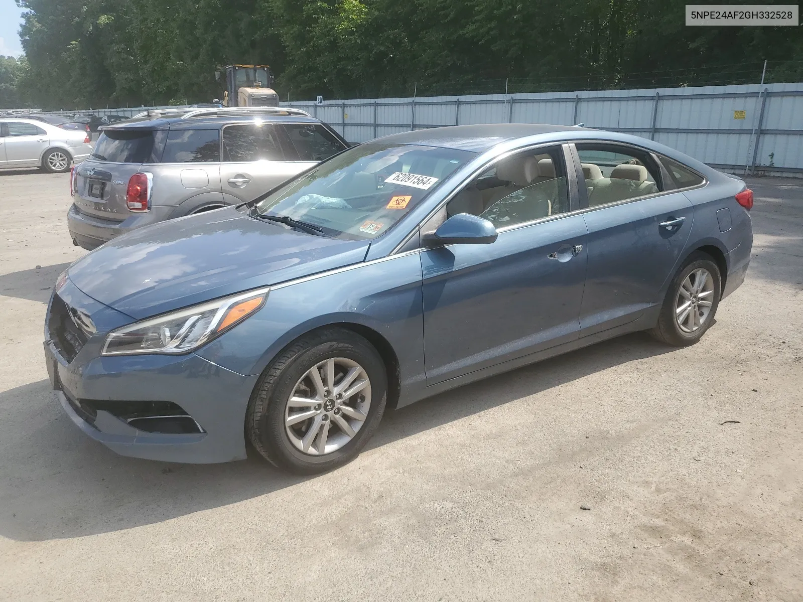 2016 Hyundai Sonata Se VIN: 5NPE24AF2GH332528 Lot: 62091564