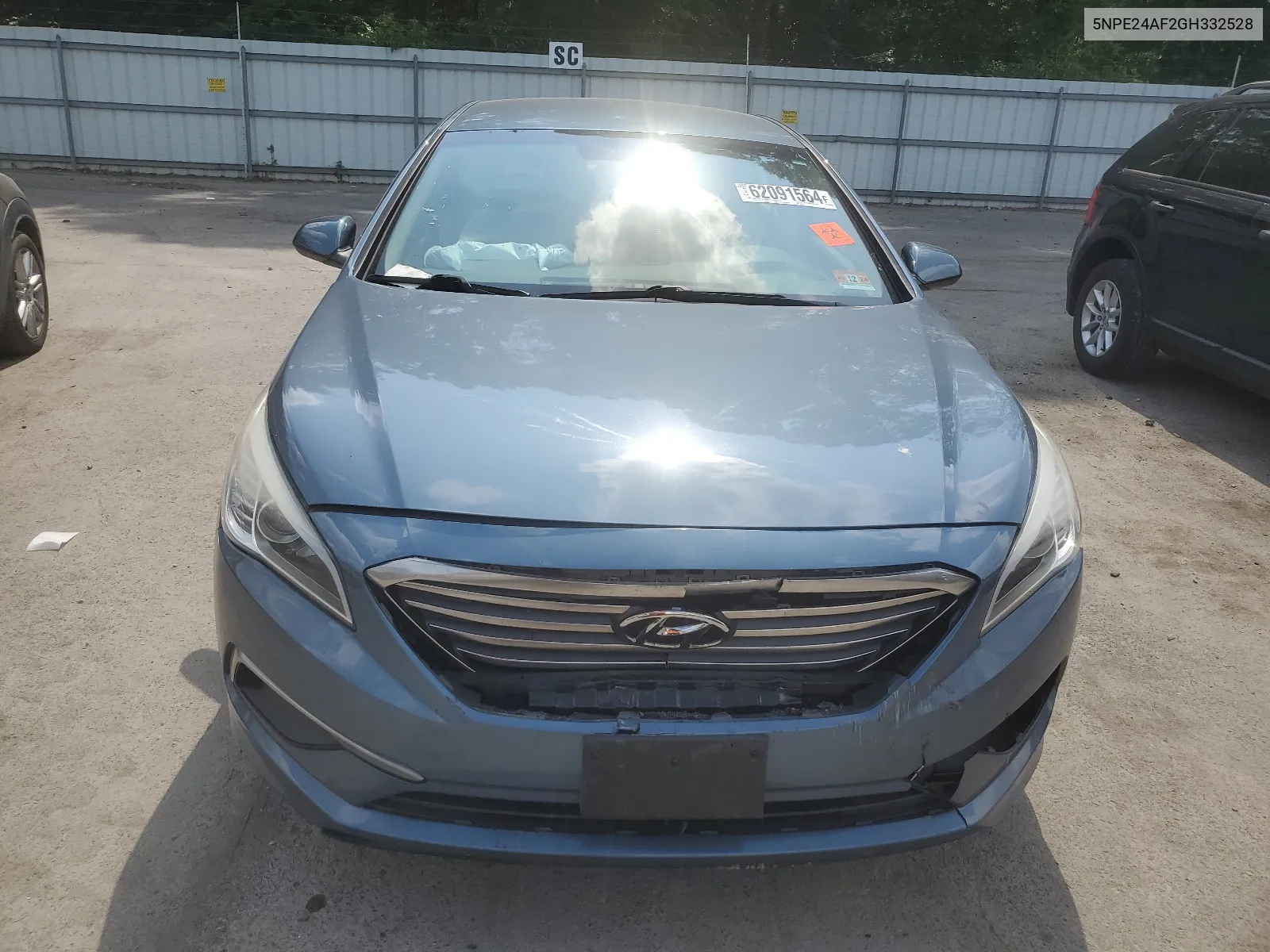 2016 Hyundai Sonata Se VIN: 5NPE24AF2GH332528 Lot: 62091564