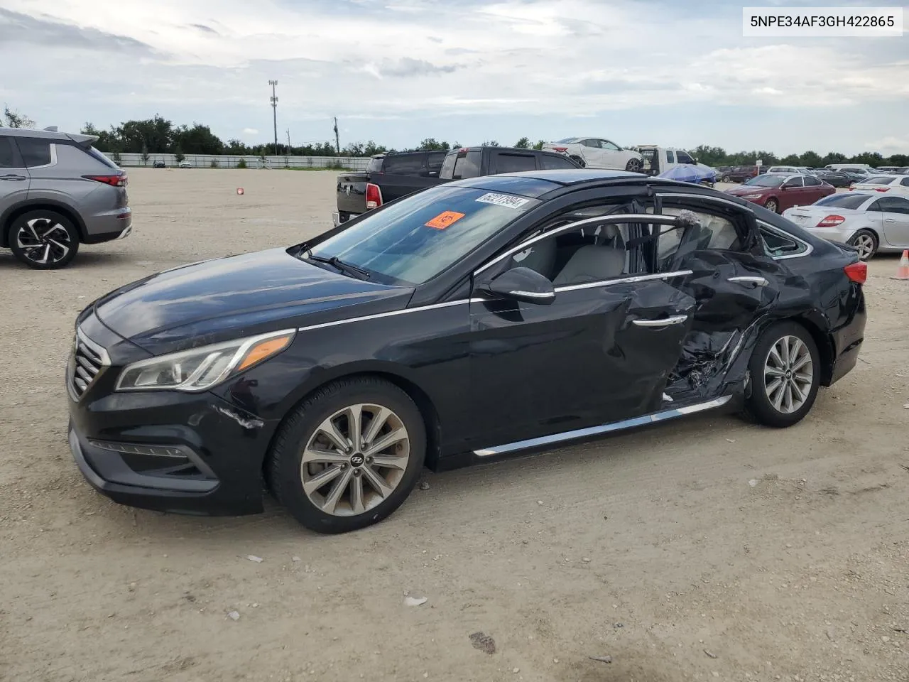 2016 Hyundai Sonata Sport VIN: 5NPE34AF3GH422865 Lot: 62217994