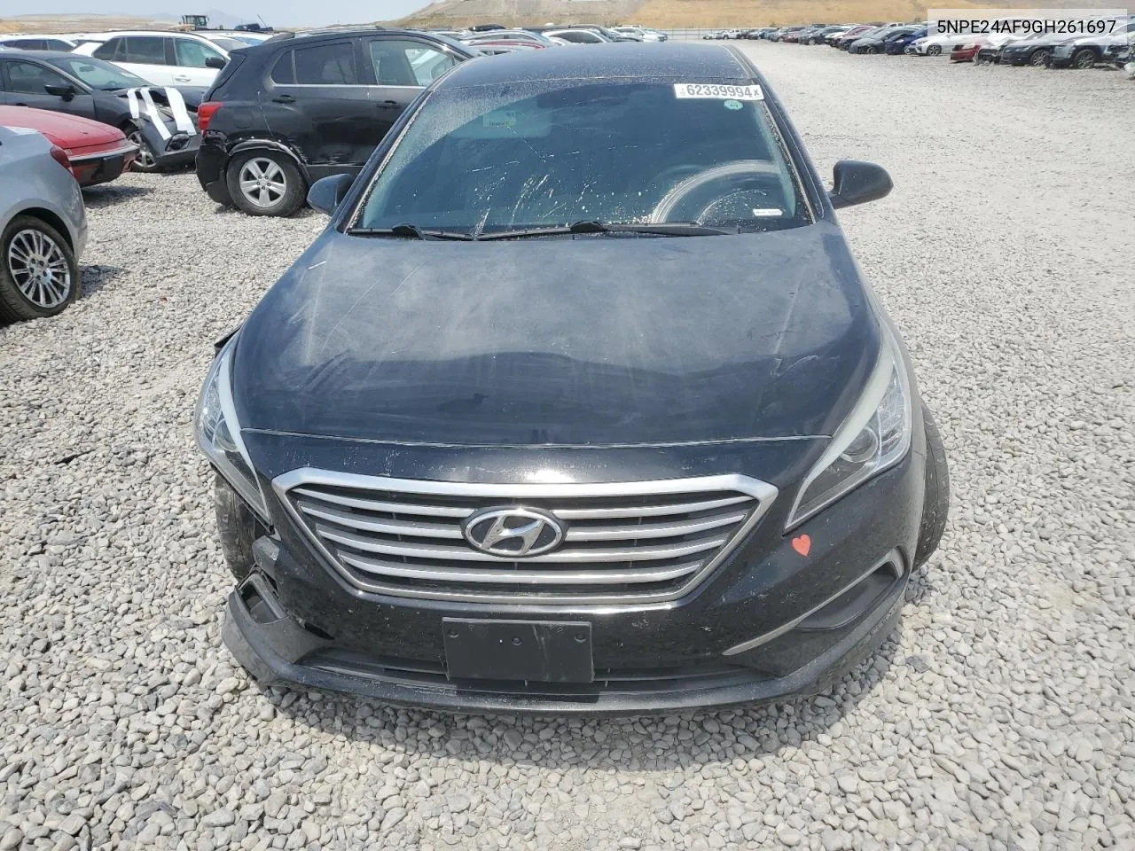 2016 Hyundai Sonata Se VIN: 5NPE24AF9GH261697 Lot: 62339994