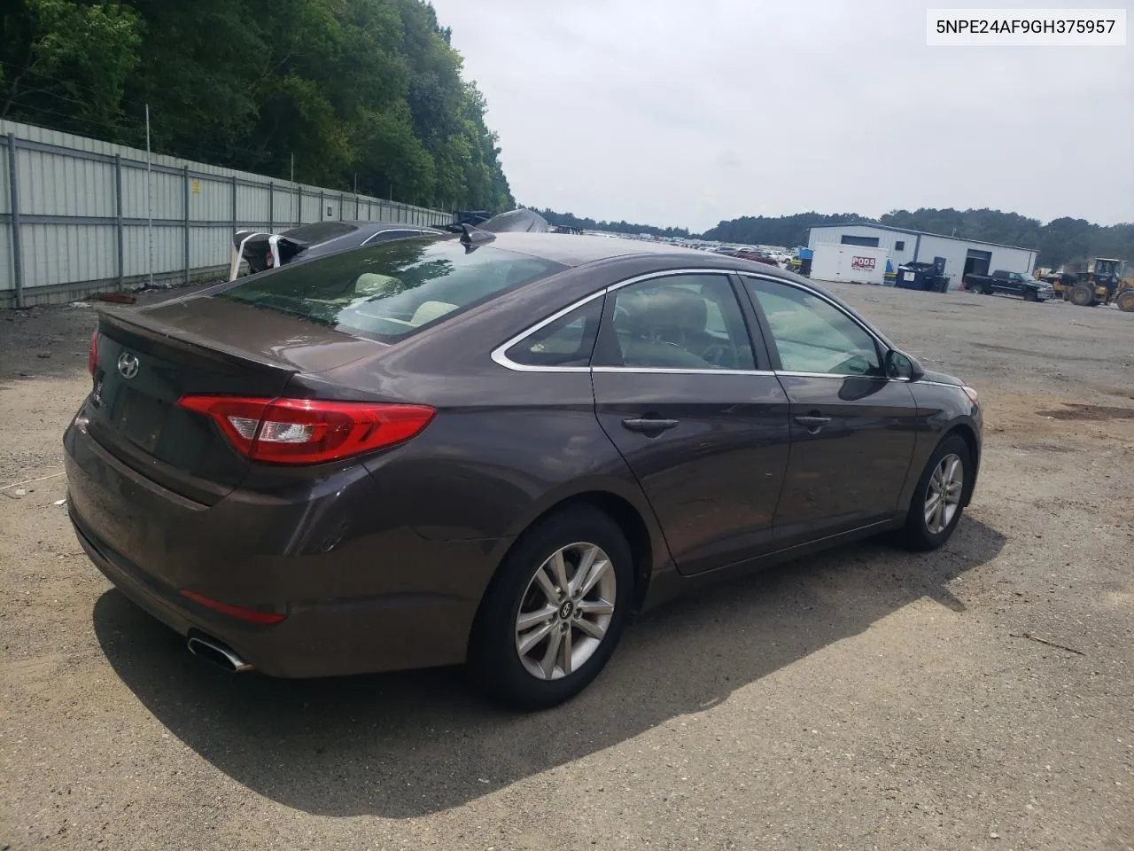 2016 Hyundai Sonata Se VIN: 5NPE24AF9GH375957 Lot: 62746464