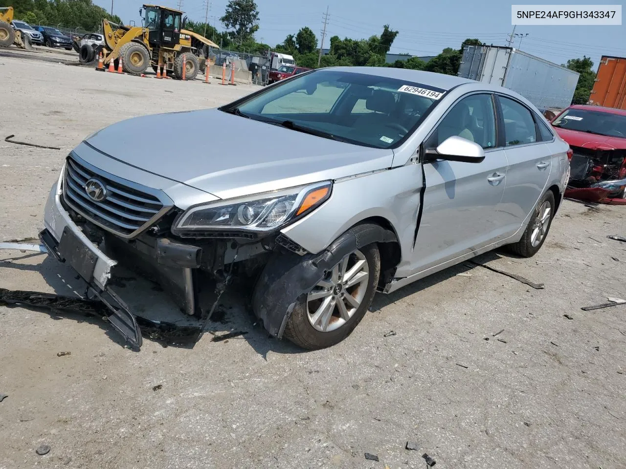 2016 Hyundai Sonata Se VIN: 5NPE24AF9GH343347 Lot: 62946194