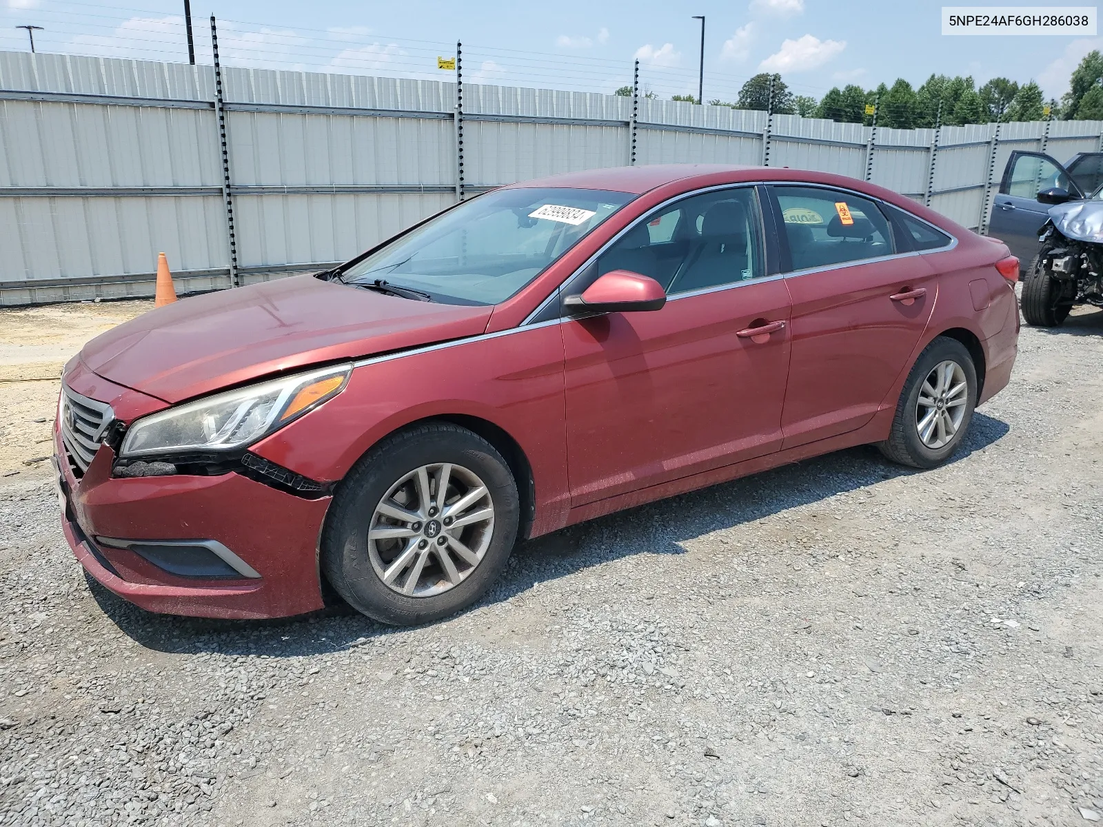 2016 Hyundai Sonata Se VIN: 5NPE24AF6GH286038 Lot: 62999834