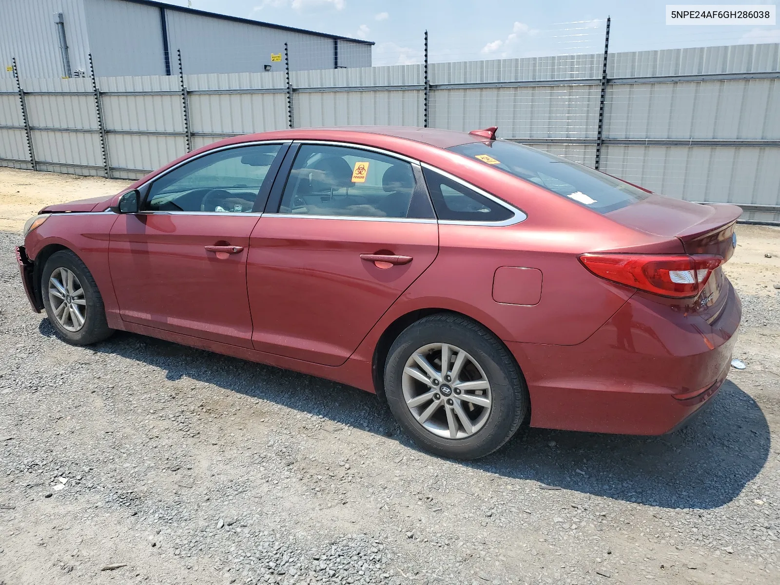 2016 Hyundai Sonata Se VIN: 5NPE24AF6GH286038 Lot: 62999834