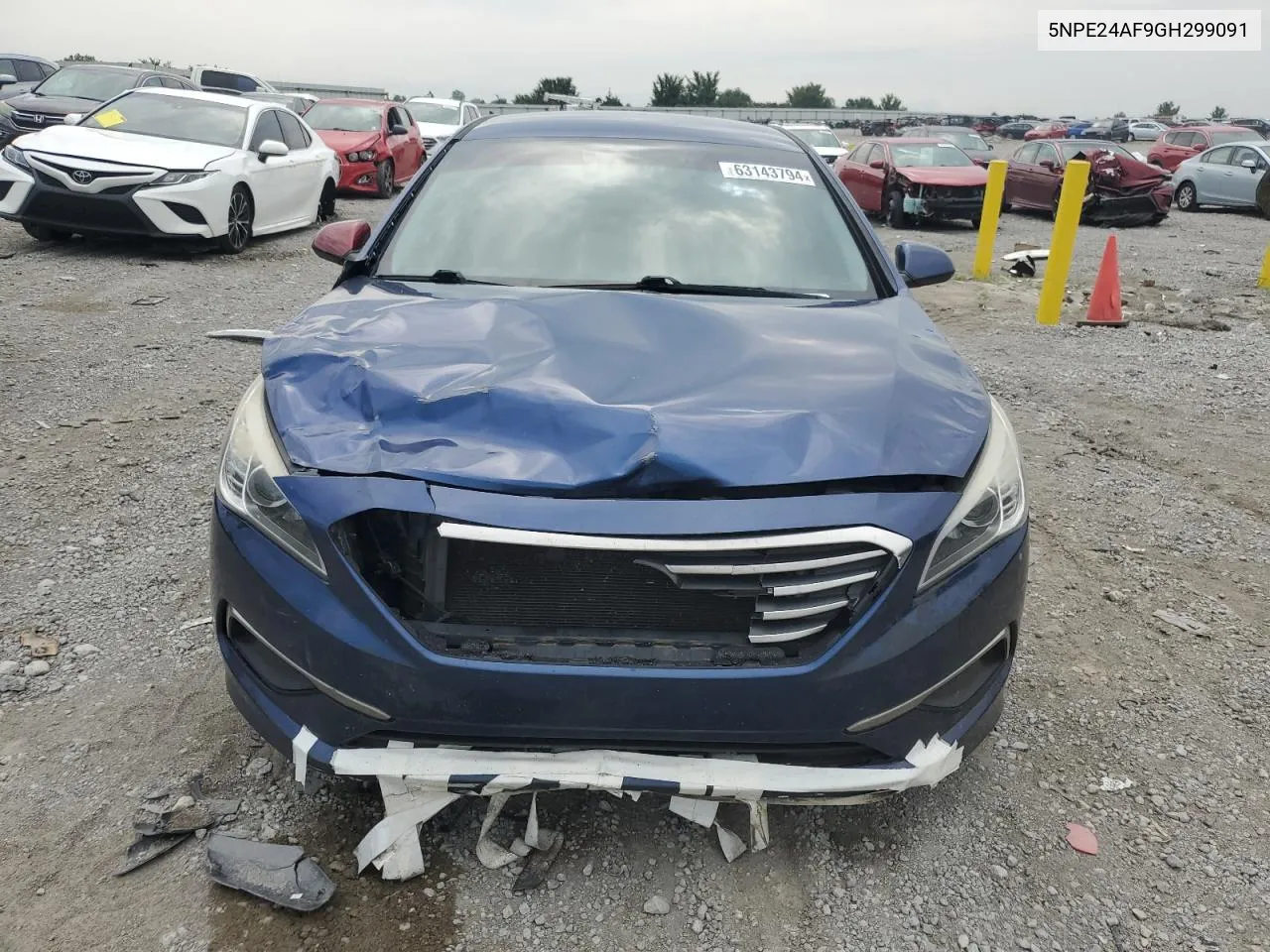 2016 Hyundai Sonata Se VIN: 5NPE24AF9GH299091 Lot: 63143794