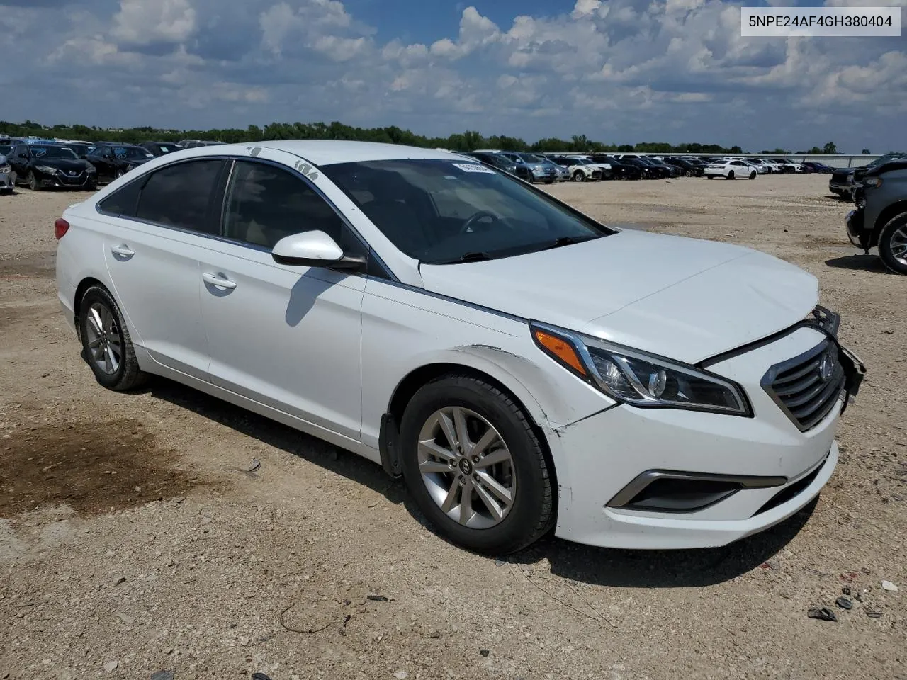 2016 Hyundai Sonata Se VIN: 5NPE24AF4GH380404 Lot: 64159654