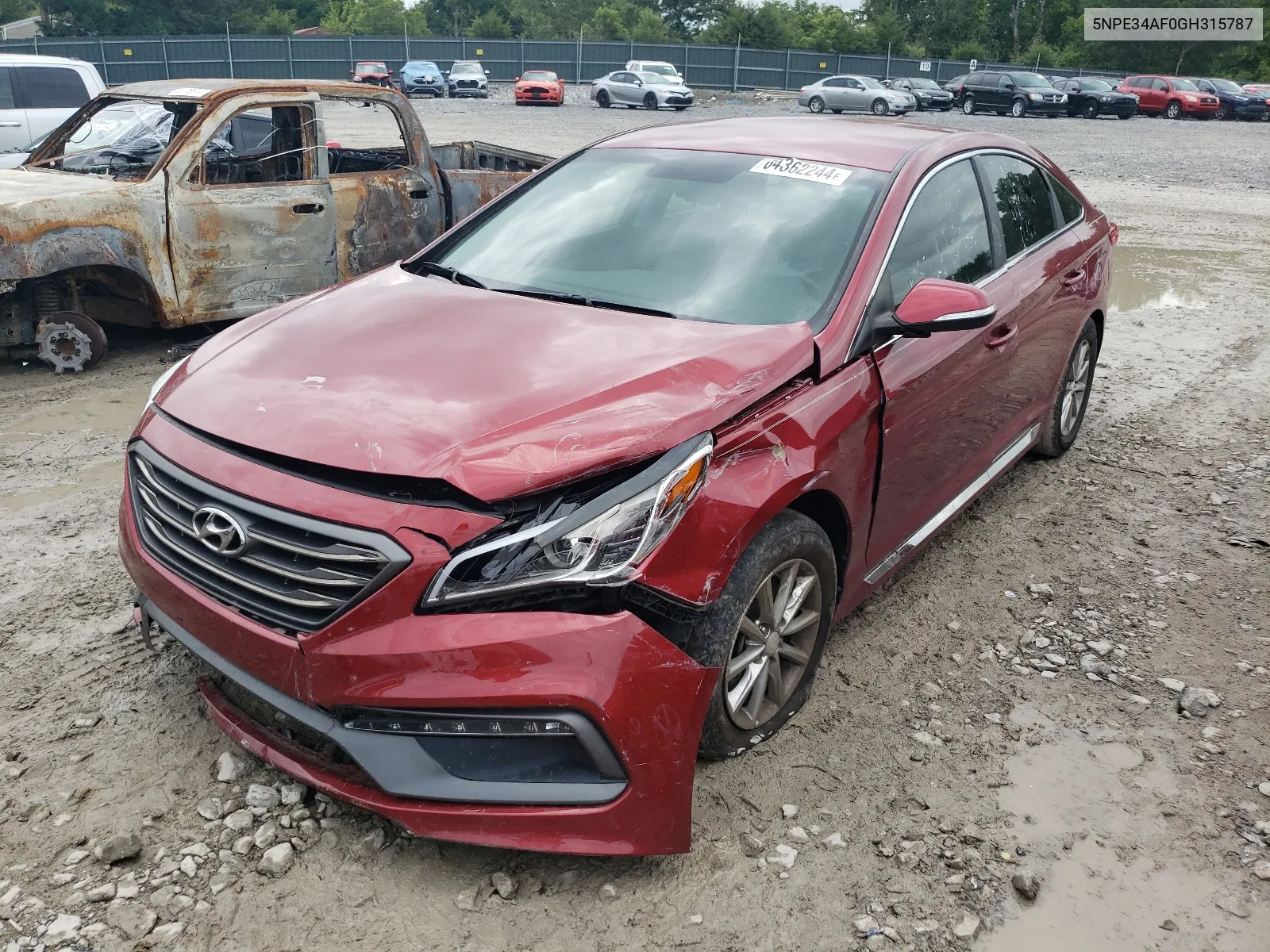 5NPE34AF0GH315787 2016 Hyundai Sonata Sport