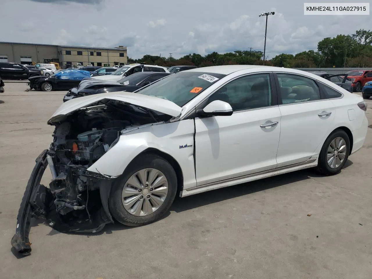 2016 Hyundai Sonata Hybrid VIN: KMHE24L11GA027915 Lot: 64677224