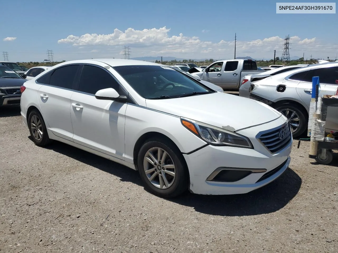 5NPE24AF3GH391670 2016 Hyundai Sonata Se