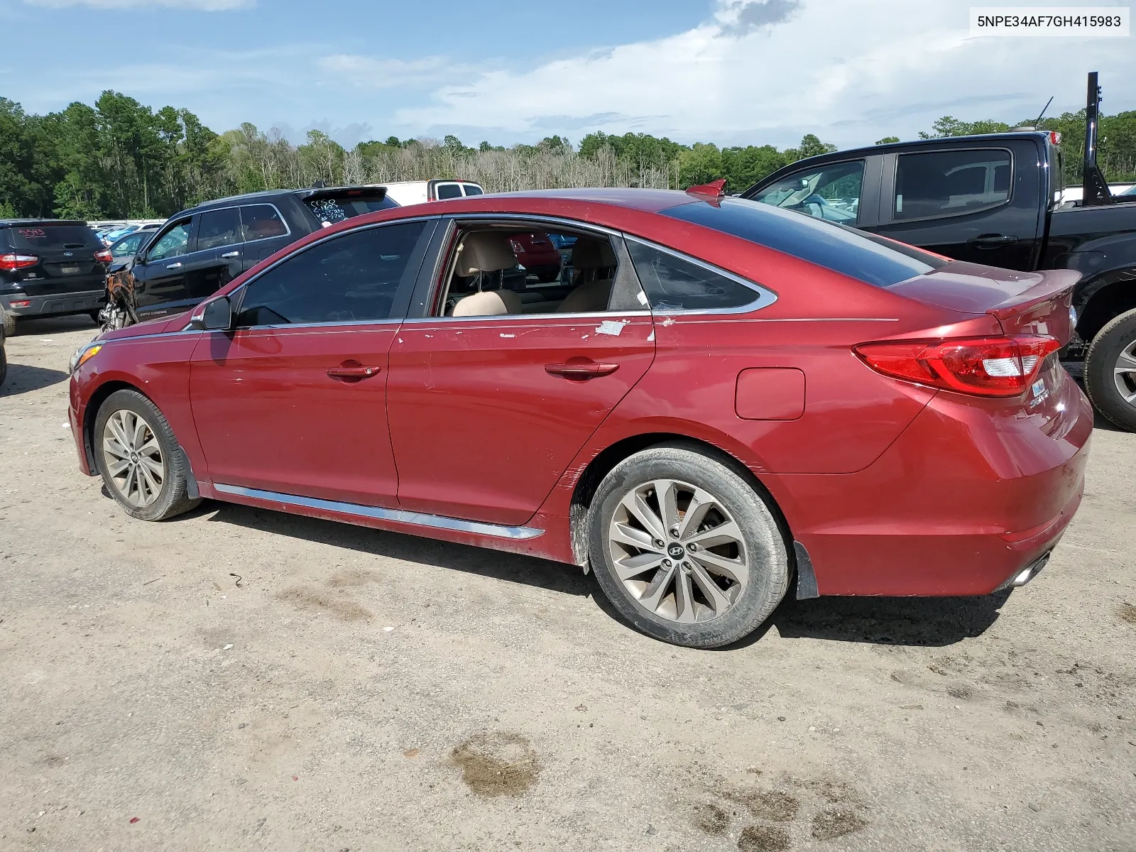 2016 Hyundai Sonata Sport VIN: 5NPE34AF7GH415983 Lot: 64824304