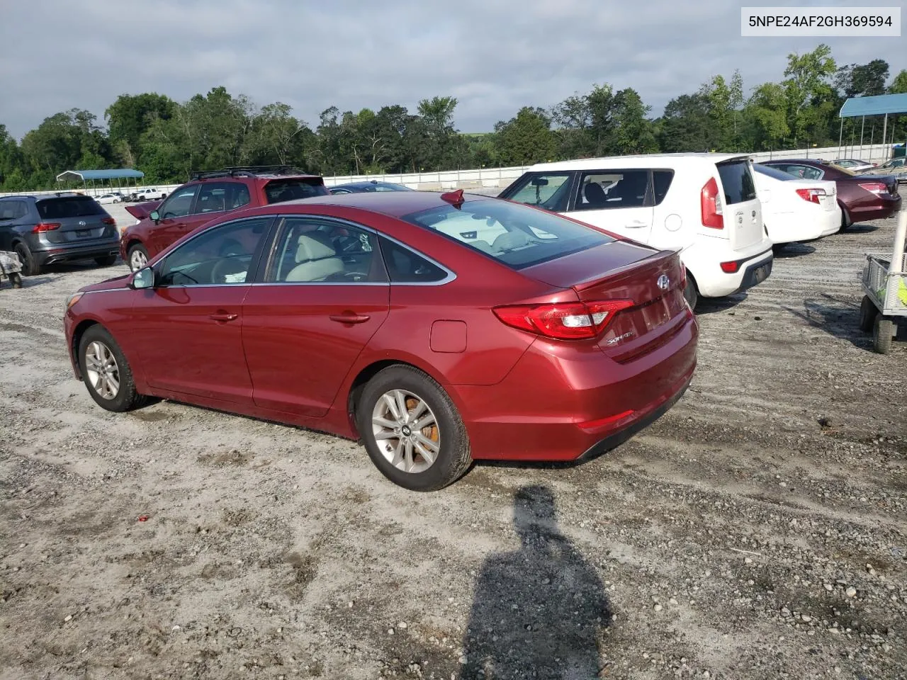 5NPE24AF2GH369594 2016 Hyundai Sonata Se