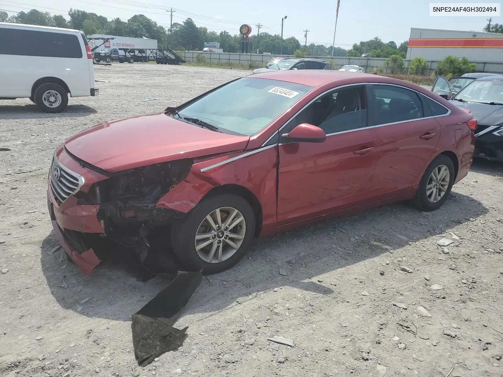 5NPE24AF4GH302494 2016 Hyundai Sonata Se