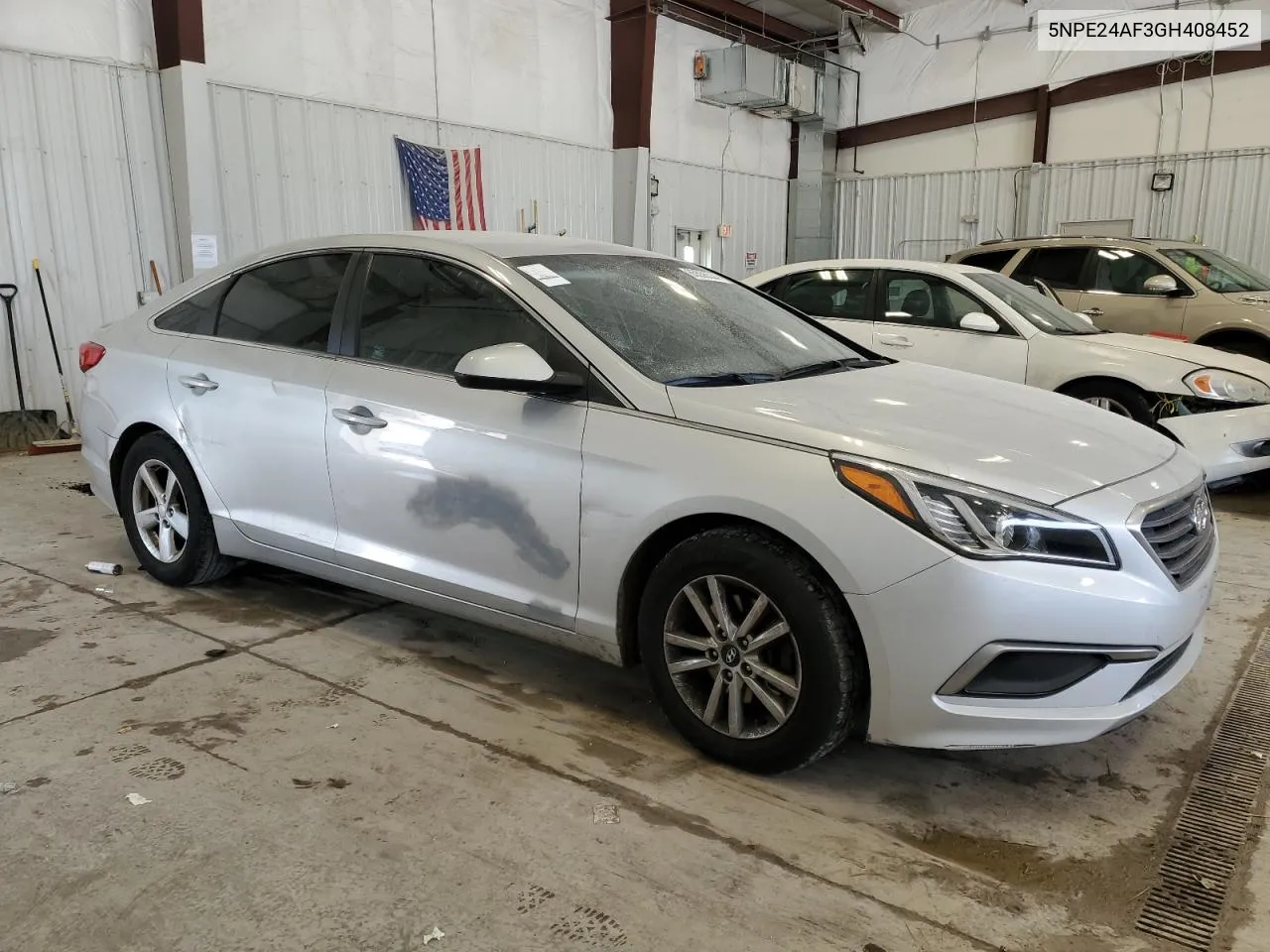 2016 Hyundai Sonata Se VIN: 5NPE24AF3GH408452 Lot: 65556534