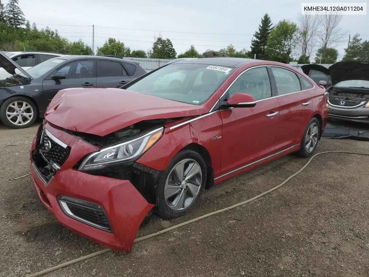 KMHE34L12GA011204 2016 Hyundai Sonata Hybrid