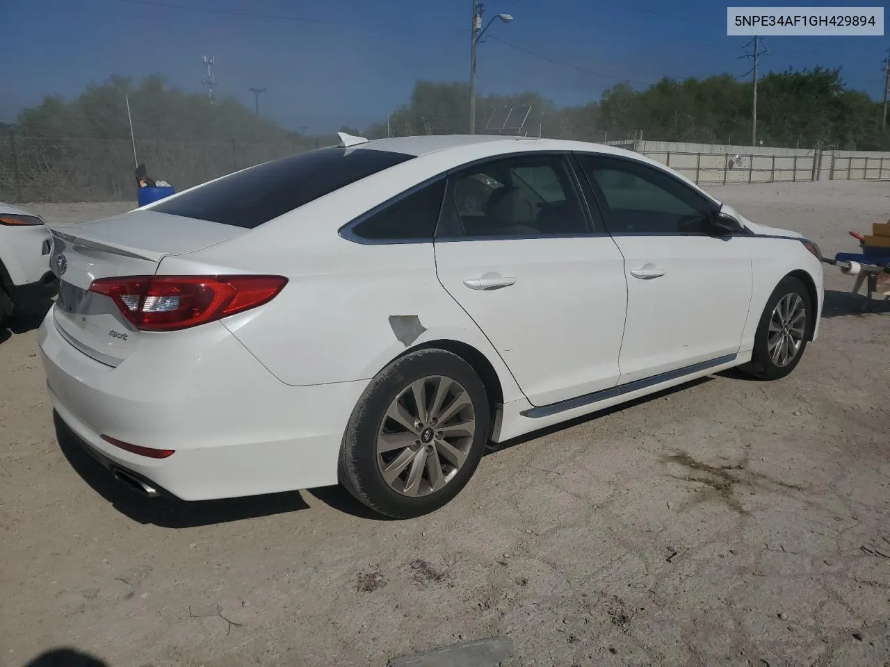 5NPE34AF1GH429894 2016 Hyundai Sonata Sport