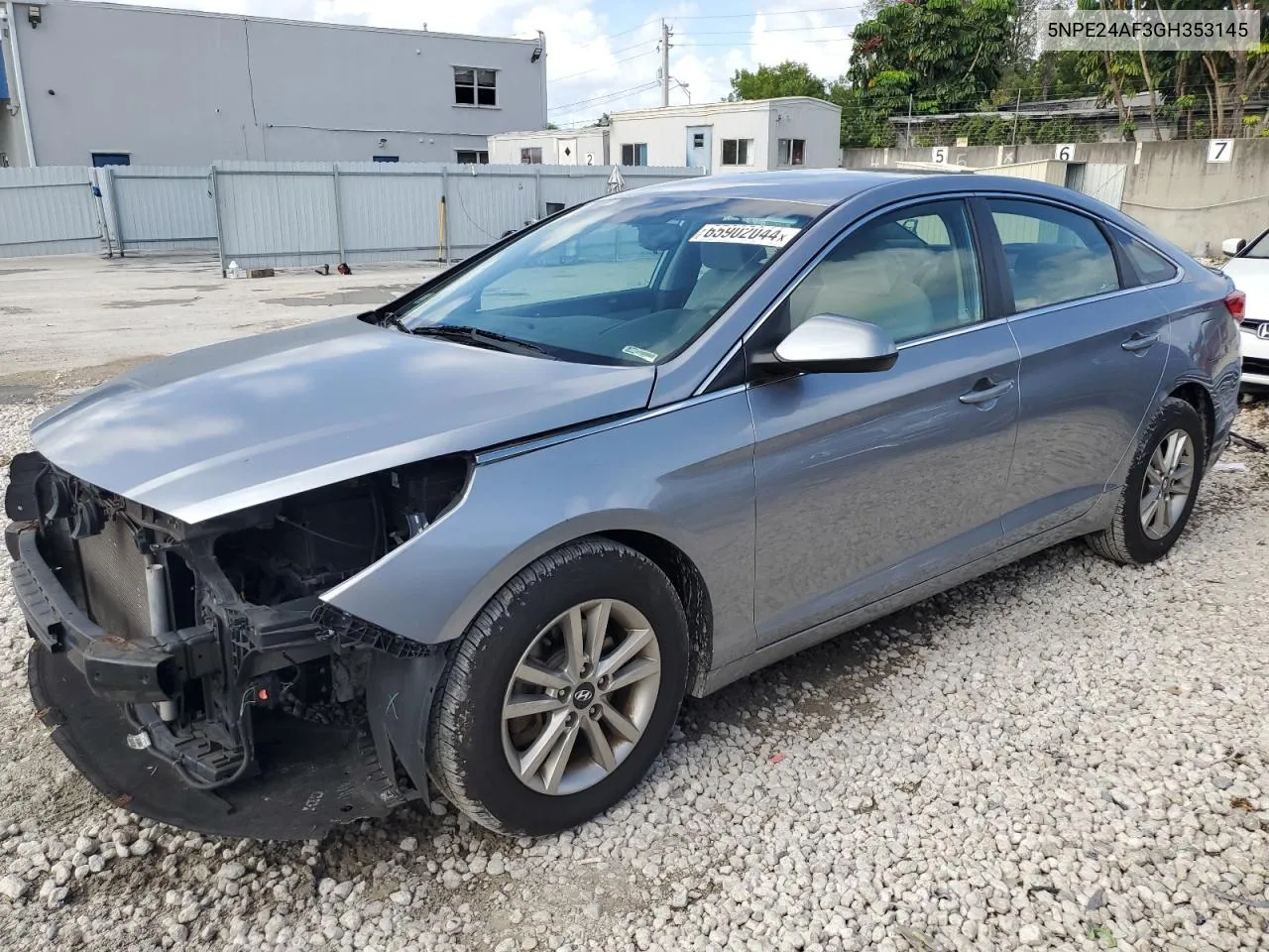 5NPE24AF3GH353145 2016 Hyundai Sonata Se