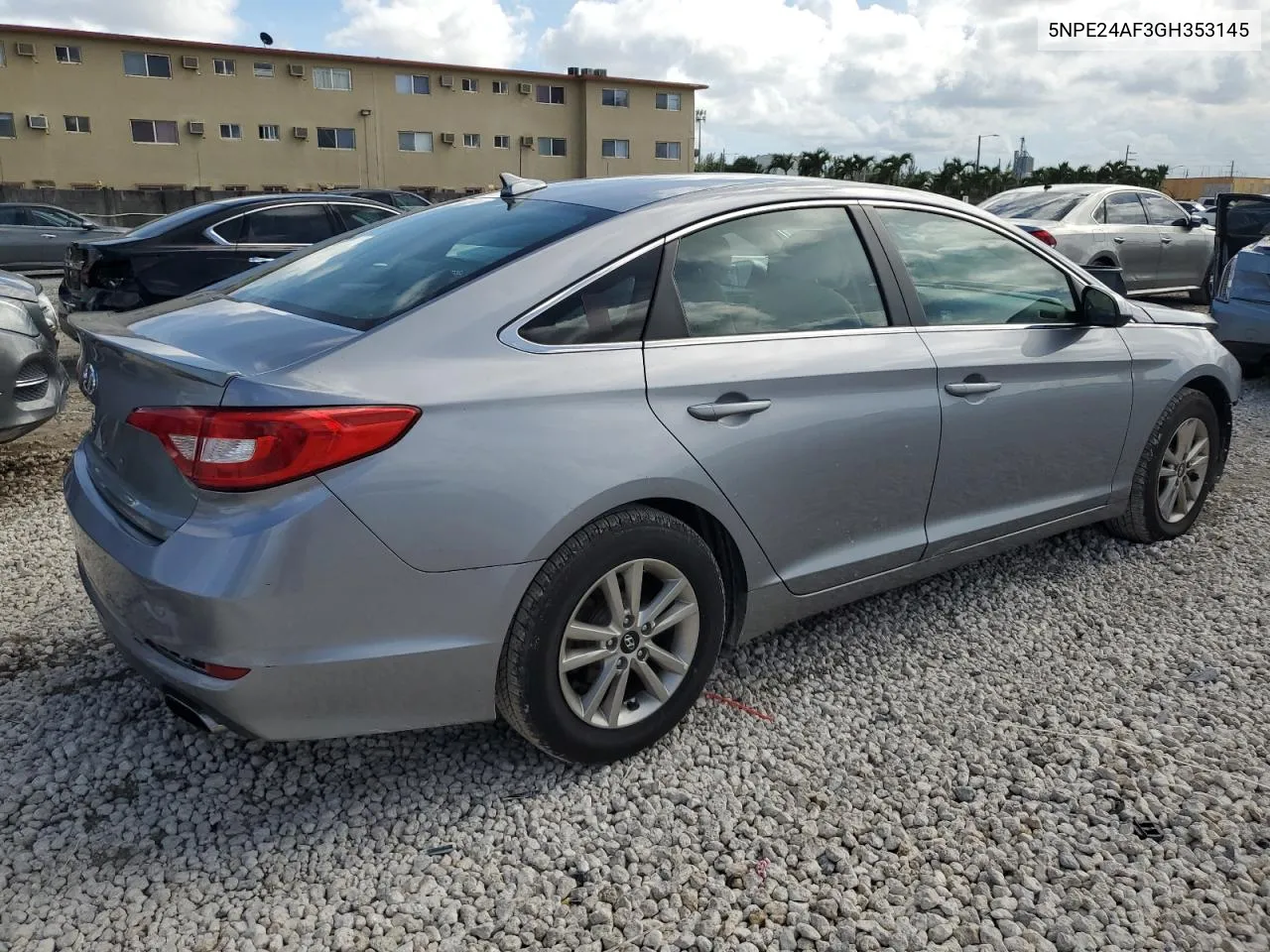 2016 Hyundai Sonata Se VIN: 5NPE24AF3GH353145 Lot: 65902044