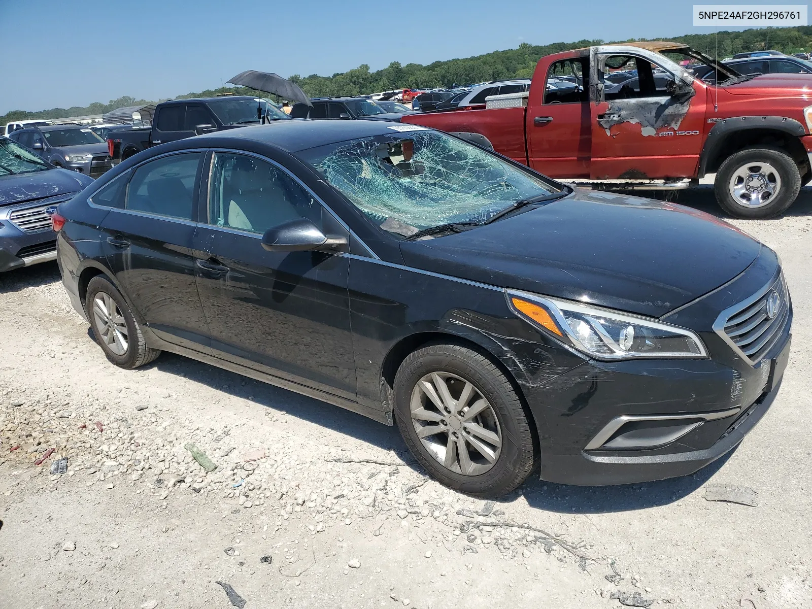 2016 Hyundai Sonata Se VIN: 5NPE24AF2GH296761 Lot: 65952844