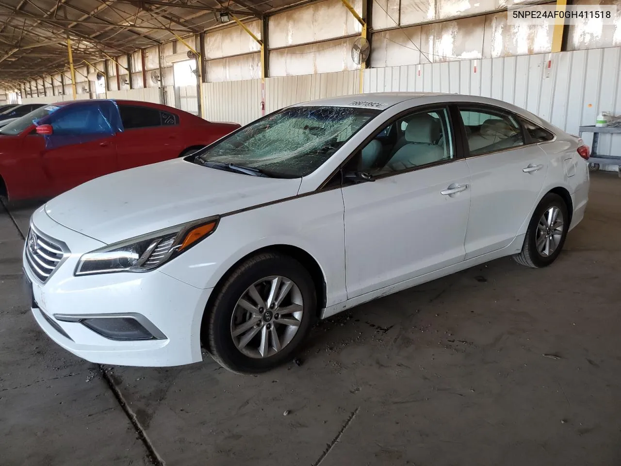 2016 Hyundai Sonata Se VIN: 5NPE24AF0GH411518 Lot: 66018924