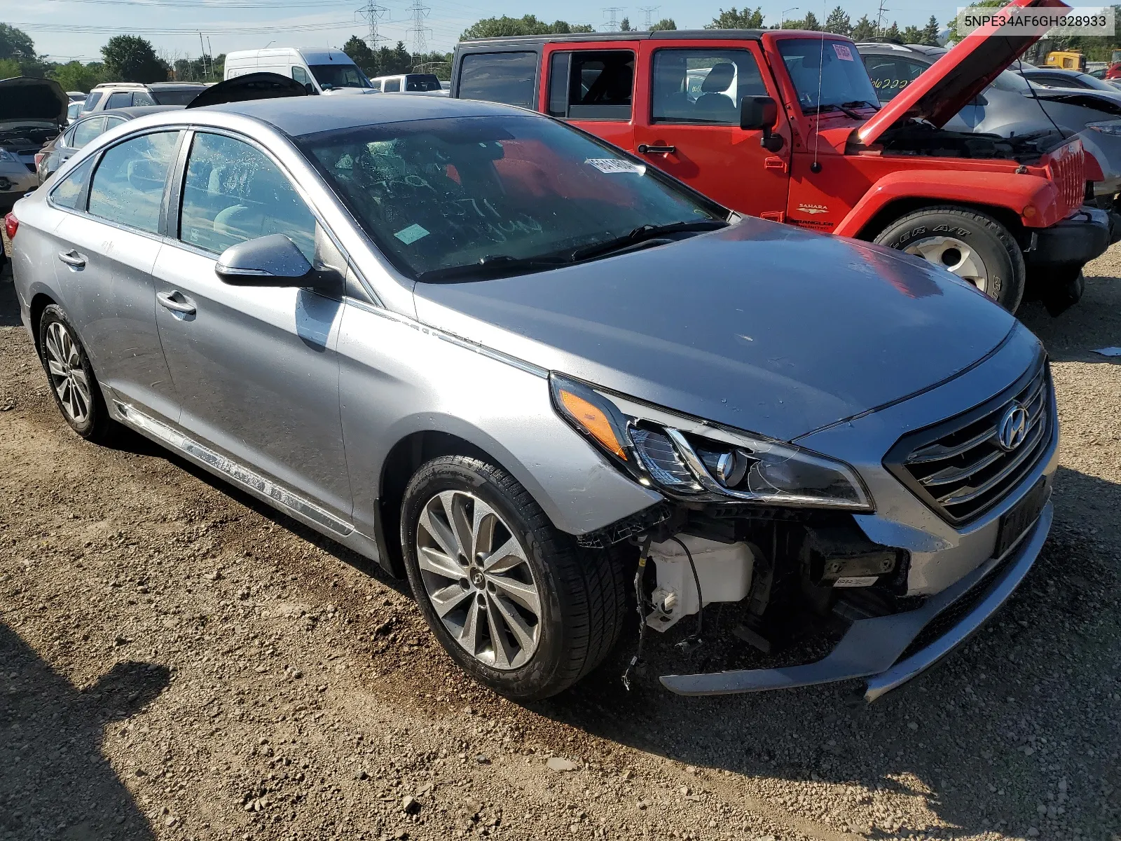 2016 Hyundai Sonata Sport VIN: 5NPE34AF6GH328933 Lot: 66414604