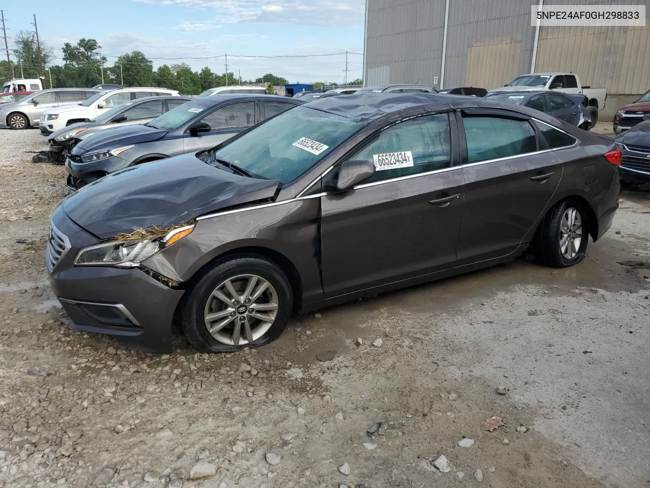 2016 Hyundai Sonata Se VIN: 5NPE24AF0GH298833 Lot: 66523434