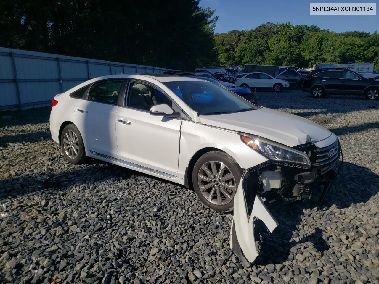 5NPE34AFXGH301184 2016 Hyundai Sonata Sport