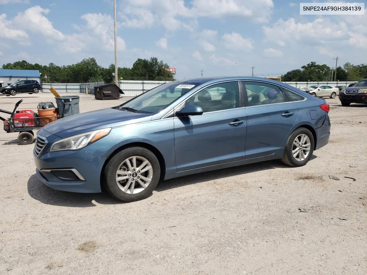 2016 Hyundai Sonata Se VIN: 5NPE24AF9GH384139 Lot: 66690974