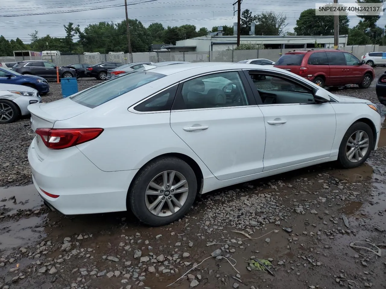 2016 Hyundai Sonata Se VIN: 5NPE24AF4GH342137 Lot: 66859224