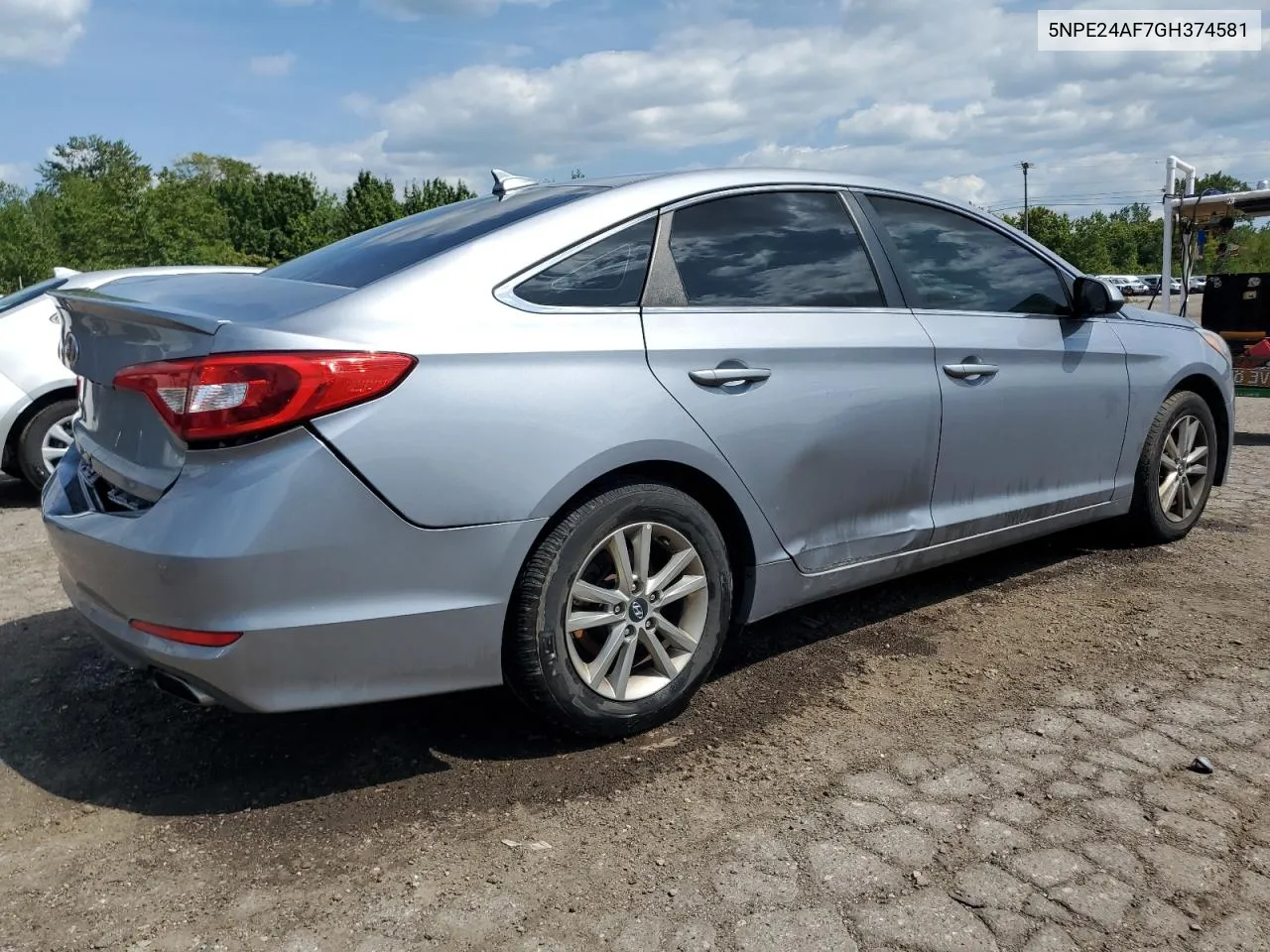 2016 Hyundai Sonata Se VIN: 5NPE24AF7GH374581 Lot: 66882254