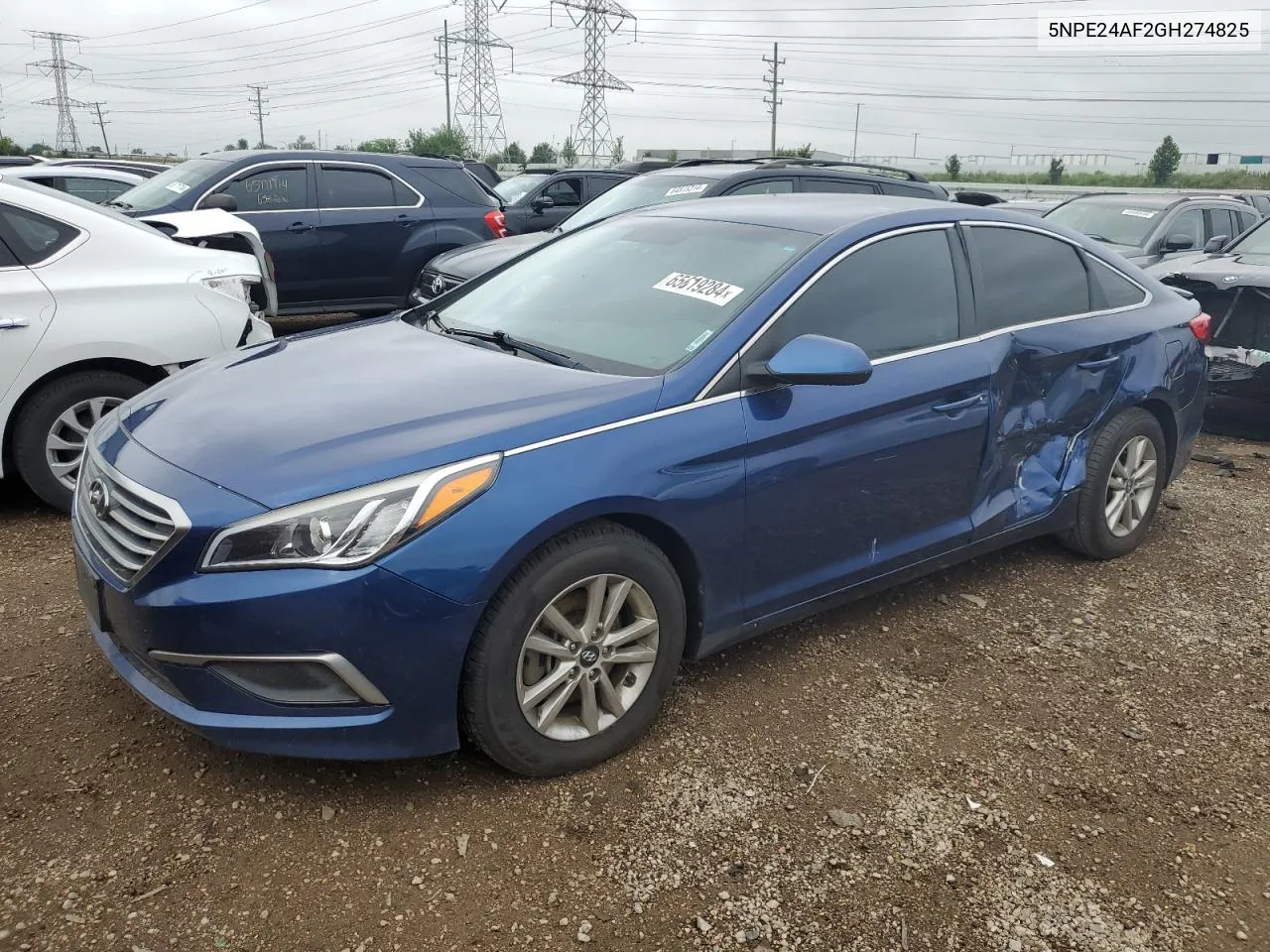 5NPE24AF2GH274825 2016 Hyundai Sonata Se