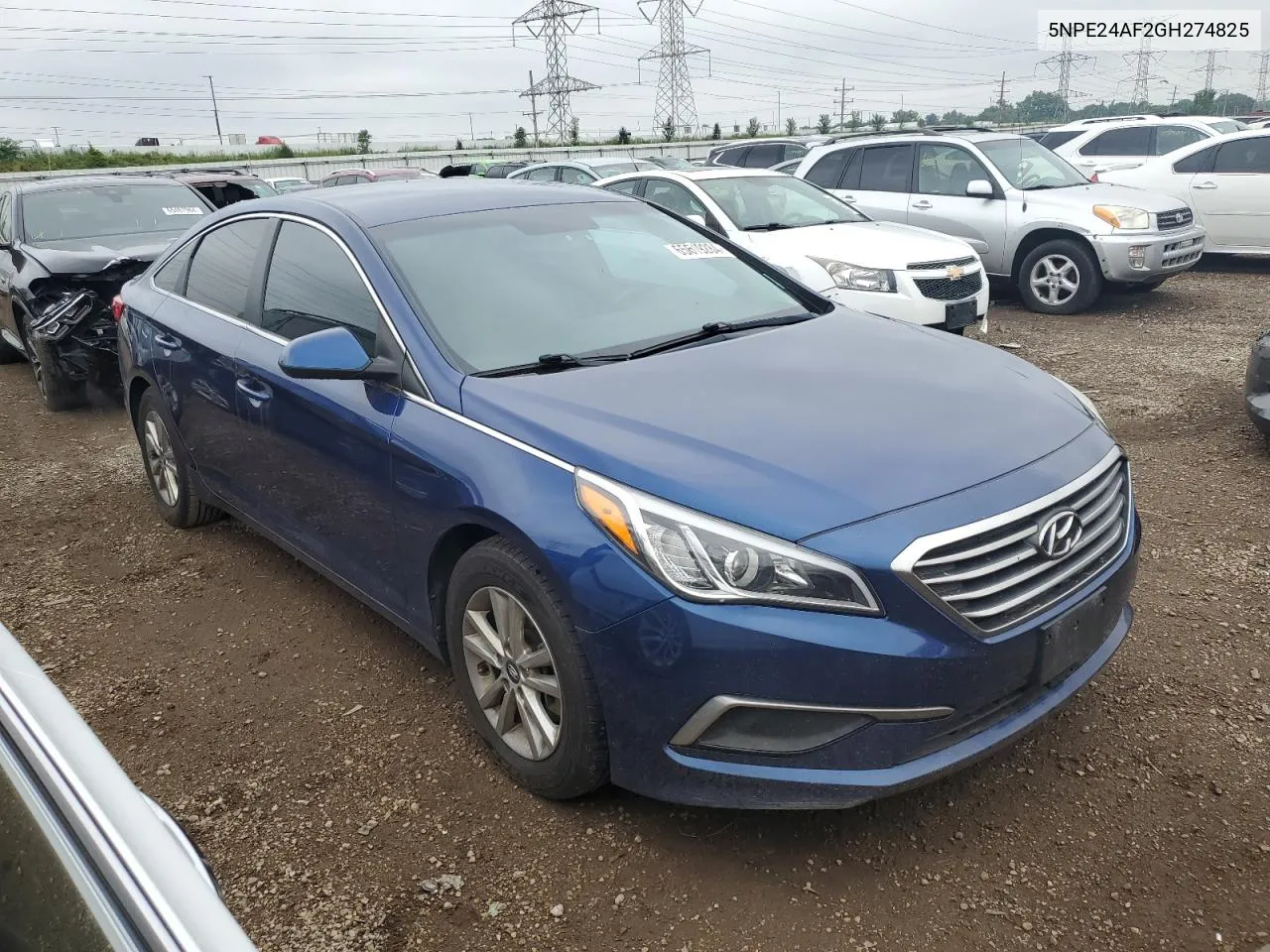 5NPE24AF2GH274825 2016 Hyundai Sonata Se