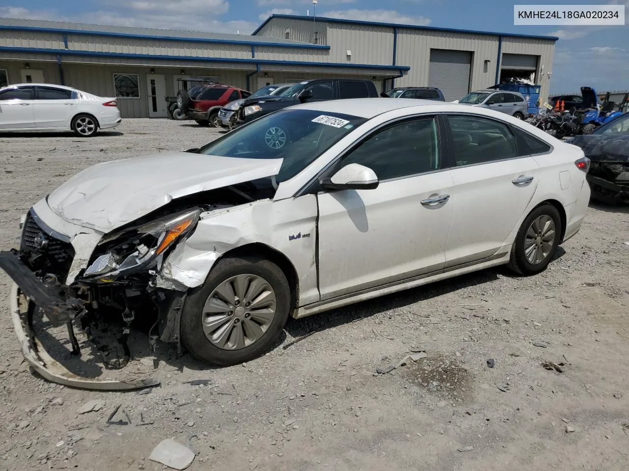 2016 Hyundai Sonata Hybrid VIN: KMHE24L18GA020234 Lot: 67107524