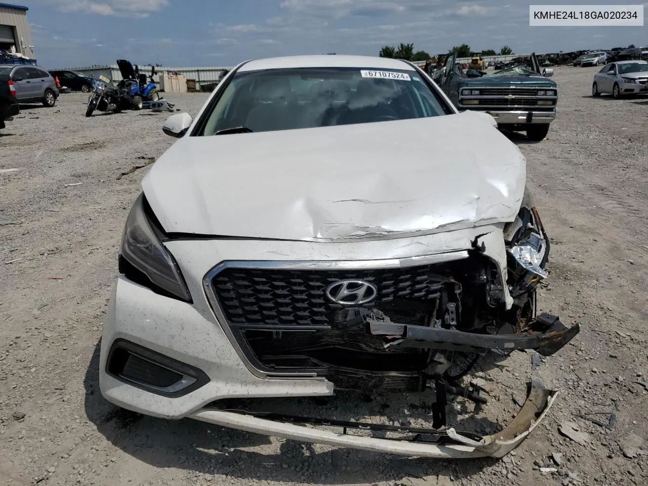 KMHE24L18GA020234 2016 Hyundai Sonata Hybrid