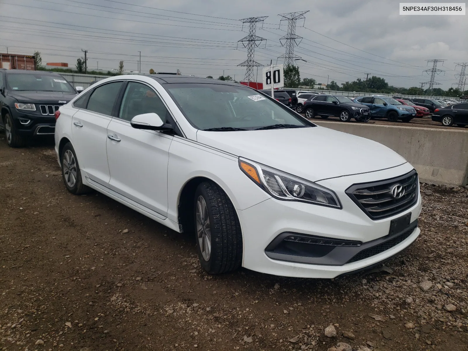 2016 Hyundai Sonata Sport VIN: 5NPE34AF3GH318456 Lot: 67274244