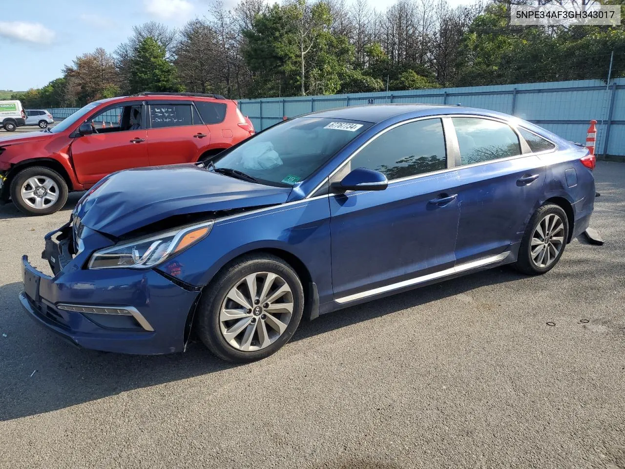 5NPE34AF3GH343017 2016 Hyundai Sonata Sport