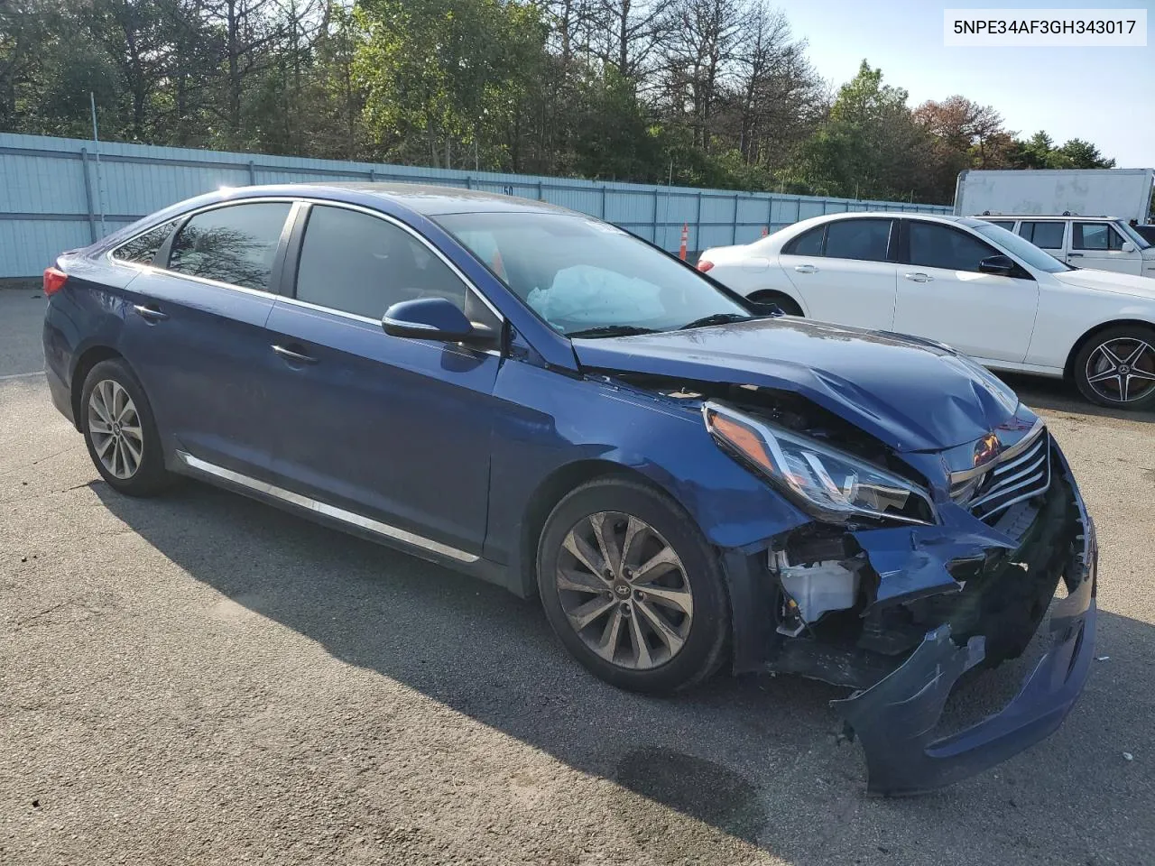 5NPE34AF3GH343017 2016 Hyundai Sonata Sport