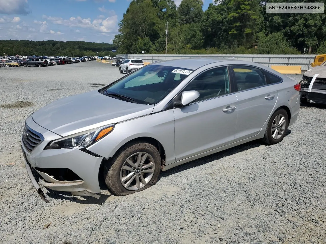 2016 Hyundai Sonata Se VIN: 5NPE24AF3GH348866 Lot: 67917114