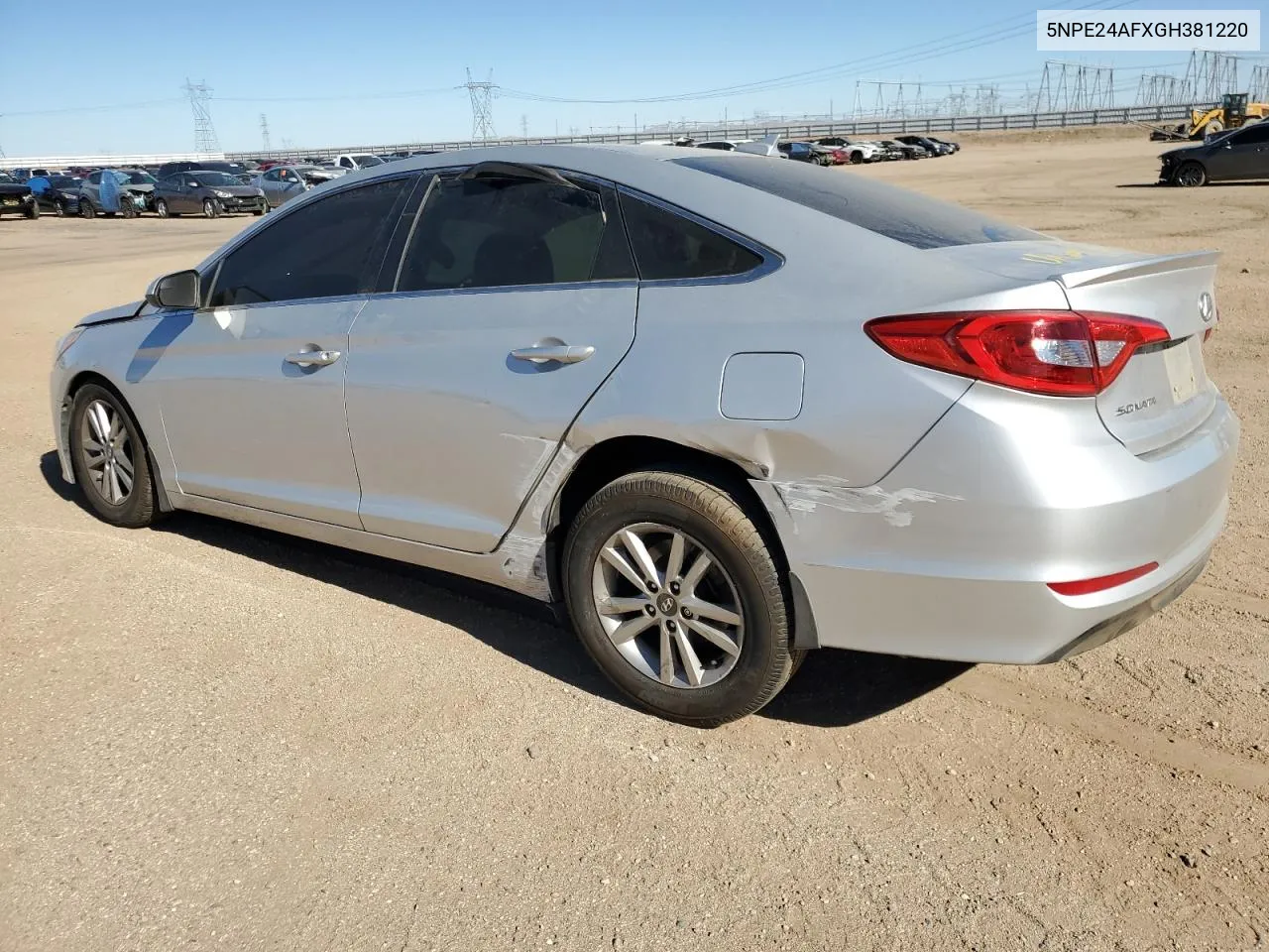 2016 Hyundai Sonata Se VIN: 5NPE24AFXGH381220 Lot: 68055194