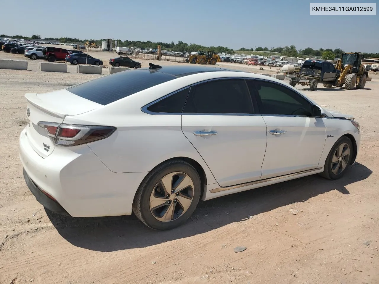 2016 Hyundai Sonata Hybrid VIN: KMHE34L11GA012599 Lot: 68446834