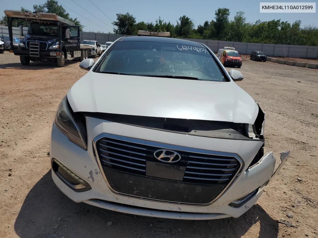 2016 Hyundai Sonata Hybrid VIN: KMHE34L11GA012599 Lot: 68446834