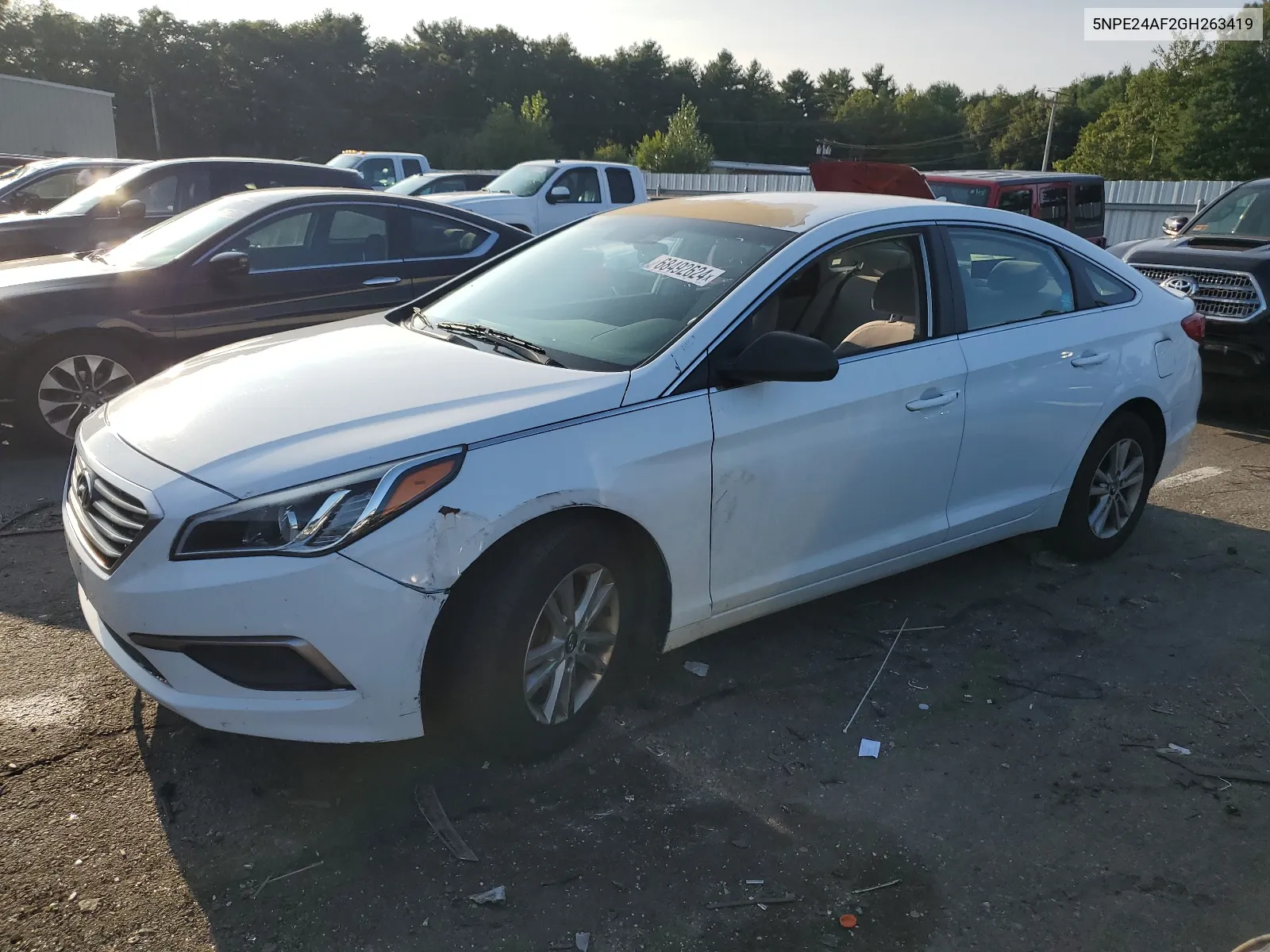 5NPE24AF2GH263419 2016 Hyundai Sonata Se