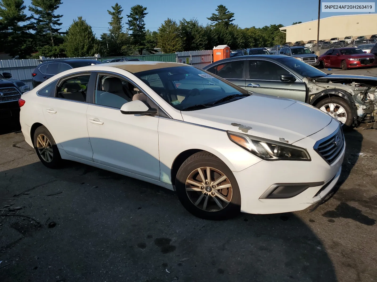 2016 Hyundai Sonata Se VIN: 5NPE24AF2GH263419 Lot: 68492624